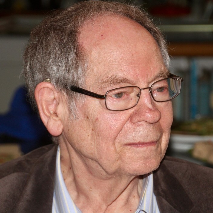Portrait of the late linguist Leonard Newmark