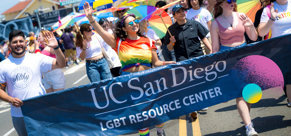 UC San Diego LGBT Resource Center at Pride Parade.